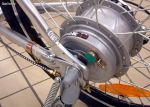 'Détail du moyeu-moteur + frein arriere'